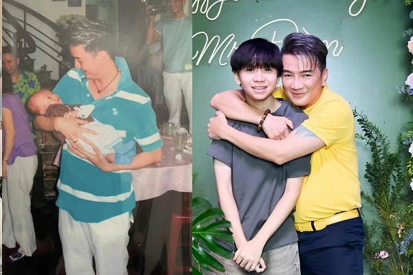 Mr Đàm mừng sinh nhật con cùng huyết thống, chàng trai nay đã khác