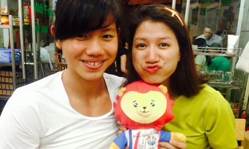 Ảnh bá đạo của Trang Trần và kình ngư Ánh Viên