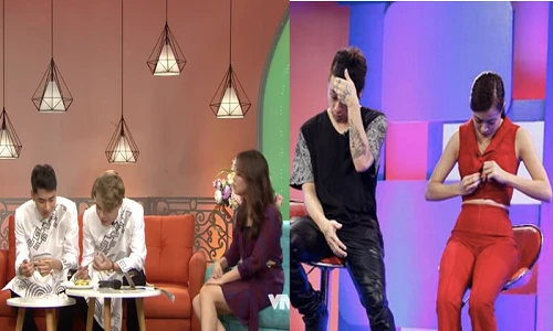 “Dở khóc dở cười” với loạt sự cố trang phục của sao Việt trên sóng