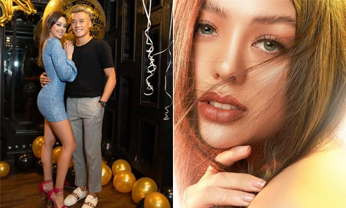 Vẻ gợi cảm của người mẫu Ukraine - bạn gái thủ môn Bùi Tiến Dũng