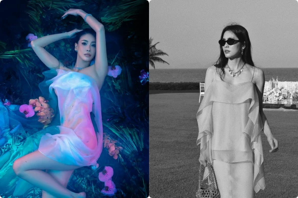 Hot face sao Việt: Hà Kiều Anh ngâm nước lạnh để chụp ảnh