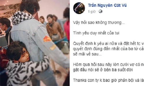 Tim ẩn ý ly hôn Trương Quỳnh Anh vì người thứ 3?