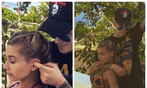 Justin Bieber tung ảnh tình tứ cùng Hailey Baldwin