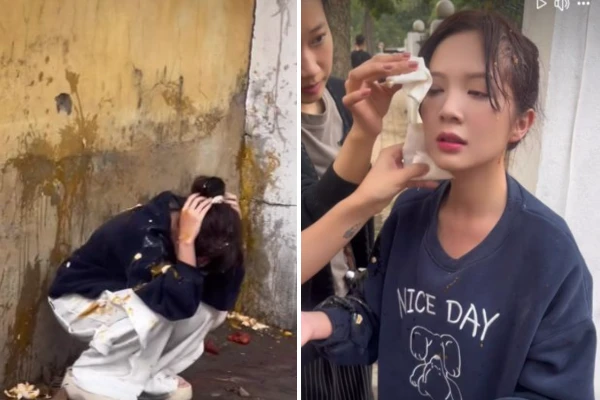 Nhan sắc “thời gian bỏ quên” của diễn viên bị ném trứng vào người