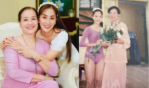 Nhan sắc “hoa khôi làng Thường Tín” của mẹ ruột Khánh Thi