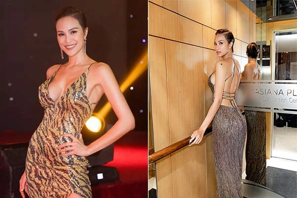 Vẻ gợi cảm của nữ MC dẫn chung kết Miss Charm 2023