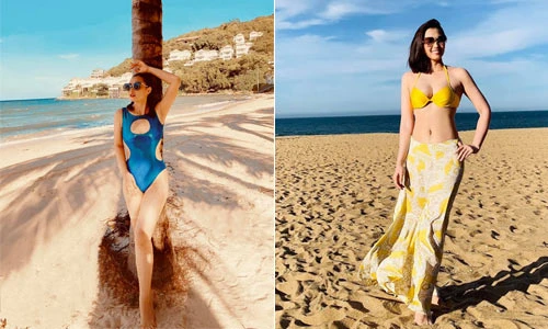 Lã Thanh Huyền khoe dáng đẹp mướt mắt ở tuổi 35