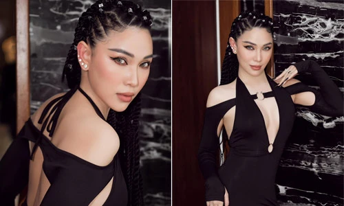 Quỳnh Thư mặc nóng bỏng sau tin đồn tình cảm với chồng Lâm Diệp Anh