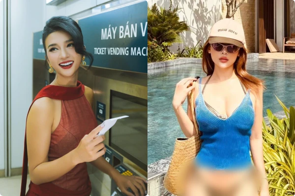 Kim Tuyến khoe bờ vai thon gầy, Huyền Baby diện bikini nhỏ xíu