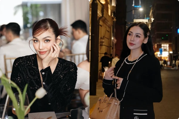 Hot face sao Việt: Lan Khuê ăn mặc sang chảnh đi sự kiện