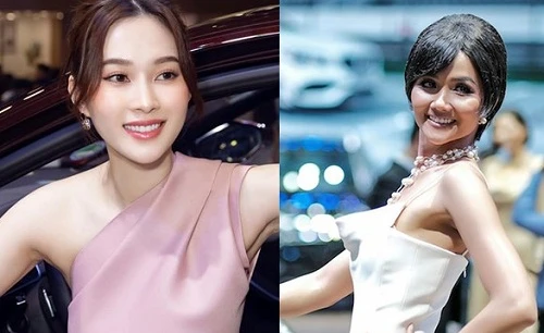 Dàn hoa hậu, á hậu làm mẫu quảng cáo xe gợi cảm vô đối