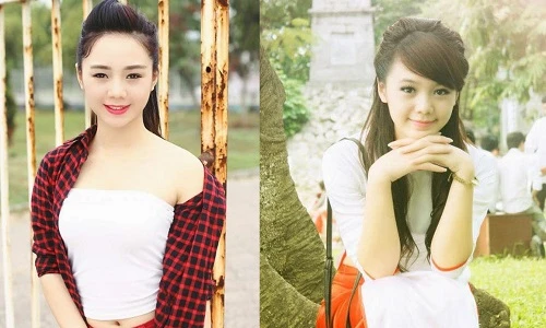 Quỳnh Kool khoe nhan sắc thời cấp 3, “đùi to da trắng từ bé“