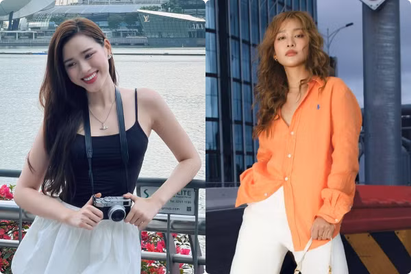 Đỗ Thị Hà du lịch Singapore, Khả Ngân tái xuất mạng xã hội