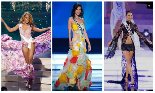 Không thể tin đầm dạ hội xấu điên đảo của người đẹp Miss Universe