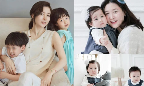 Cặp song sinh của “nàng Dae Jang Geum” xinh như thiên thần