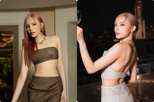 Hoa hậu Kỳ Duyên diện đầm với những khoảng hở táo bạo