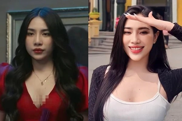 Vẻ gợi cảm của diễn viên Hương Su đóng “em Đào karaoke“