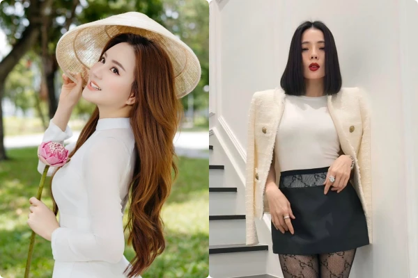 Hot face sao Việt: Lệ Quyên khoe chân dài khi diện tất lưới