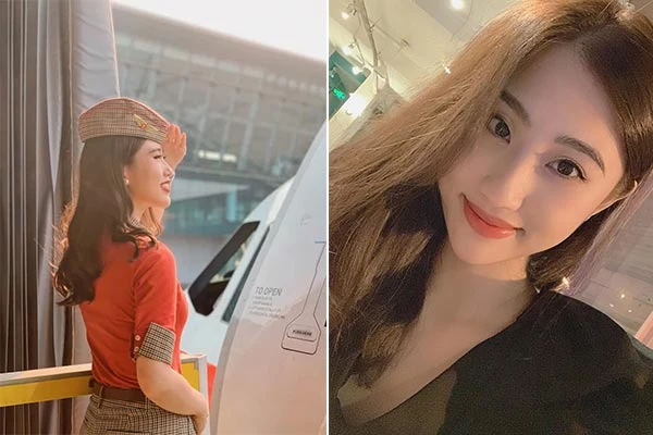 Nhan sắc ngọt ngào của tiếp viên trưởng bị loại ở Miss Grand Vietnam