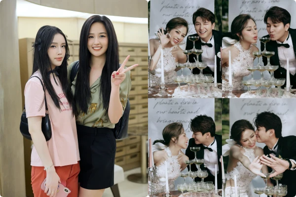 Mai Phương Thuý khoe em gái ruột, Huỳnh Anh tung ảnh cưới