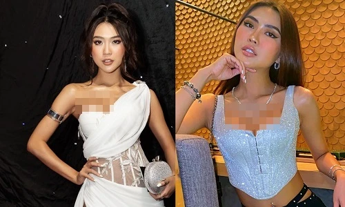 Nghẹt thở với thời trang bó sát, “bức tử” vòng 1 của Tường Linh