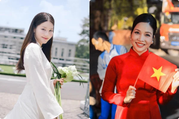 Hot face sao Việt: Diễm My 9x chụp ảnh trước Dinh Độc Lập