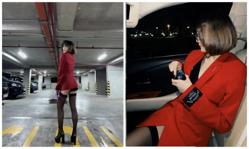 Hạ Vi gợi cảm xuất thần, lộ diện bên trai lạ hậu tin đồn sinh con