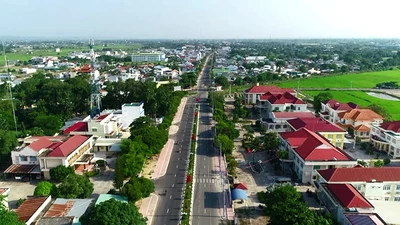 Trung tâm huyện Hàm Thuận Bắc. Ảnh minh họa