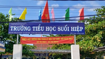 Trường tiểu học Suối Hiệp. Ảnh minh họa.