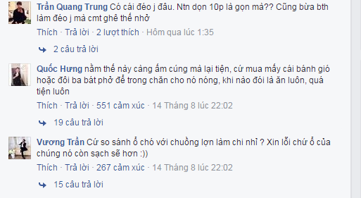 Bức ảnh sau vài giờ đăng tải đã thu hút được khoảng 3 nghìn lượt like của dân mạng, phần lớn mọi người ném đá không tiếc tay trước lối sống bừa bộn, bẩn thỉu và khẳng định chồng cũ của cô nàng này không thể sống cùng cô cũng đúng thôi, ì ở bẩn như thế ai mà chịu được.