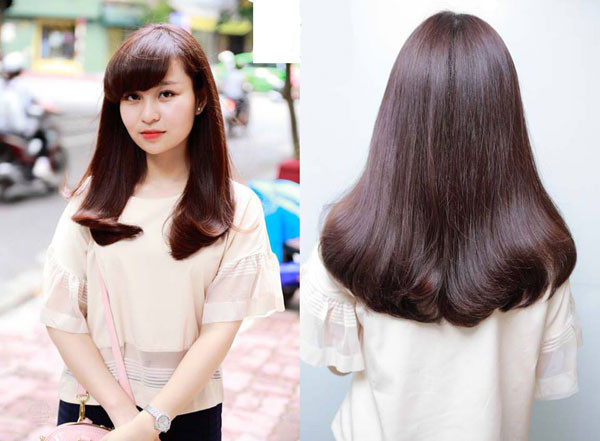 Ẩn chứa 1 chút cá tính của tóc suôn mượt kết hợp cùng nét bồng bềnh gợi cảm nơi đuôi tóc, đây chính là kiểu tóc hoàn hảo mang đến vẻ đẹp lãng mạn để các bạn thêm xinh tươi, duyên dáng. Ảnh: Khỏe Đẹp.