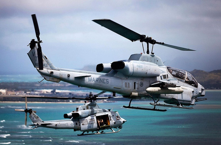 UH-1Y Venom và AH-1Z Viper tuy đã được đưa vào sử dụng từ lâu nhưng cả hai loại trực thăng này vẫn được xem là gương mặt đại diện cho lực lượng Thủy quân Lục chiến Mỹ.