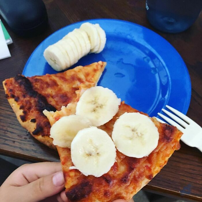 Pizza chuối.