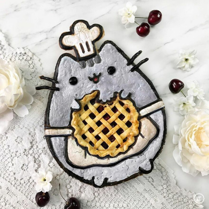 Mèo Pusheen đáng yêu.