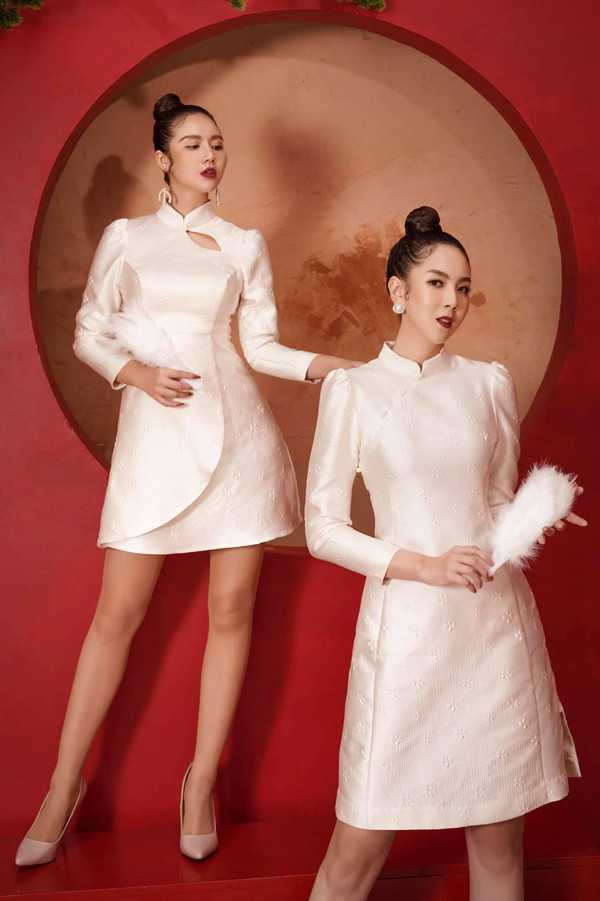 Nếu như trước đây “cô gái thời tiết” khẳng định thương hiệu cô gái Hà Nội xưa khi e ấp trong tà áo dài thướt tha thì lần này trông nữ MC lại vô cùng thời thượng.