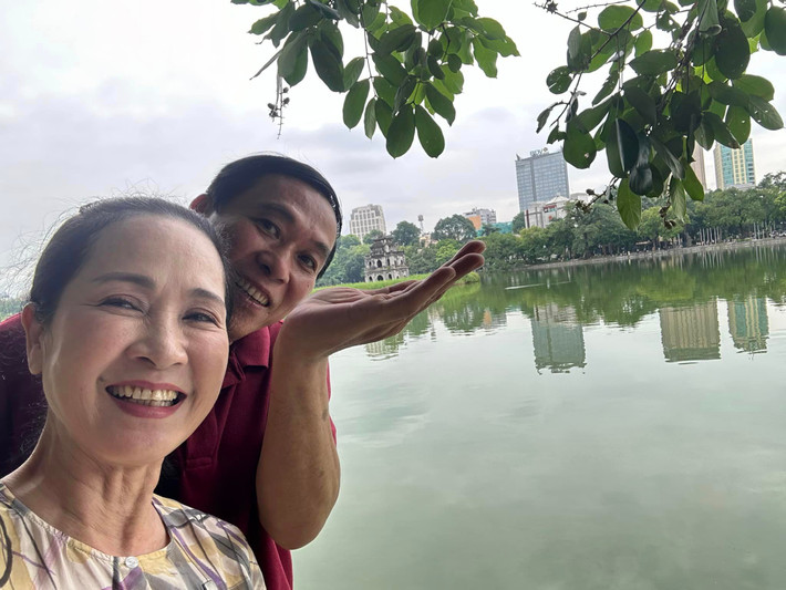Cuộc sống bình yên sau khi nghỉ hưu của nghệ sĩ Lan Hương. Ảnh: FB Lan Hương Bông