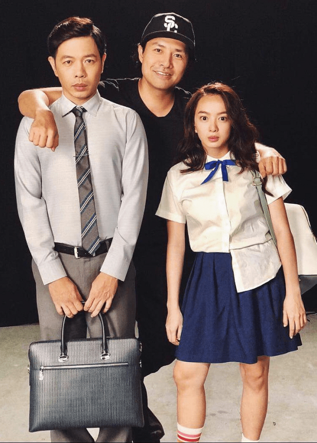 Sau "Em chưa 18", Kaity Nguyễn liên tục xuất hiện trong các dự án điện ảnh lớn nhỏ, khẳng định sự đa dạng trong khả năng diễn xuất của mình. Năm 2019, Kaity Nguyễn hợp tác cùng "ông hoàng phòng vé" Thái Hòa trong bộ phim "Hồn papa, da con gái". Ảnh: Dân Việt