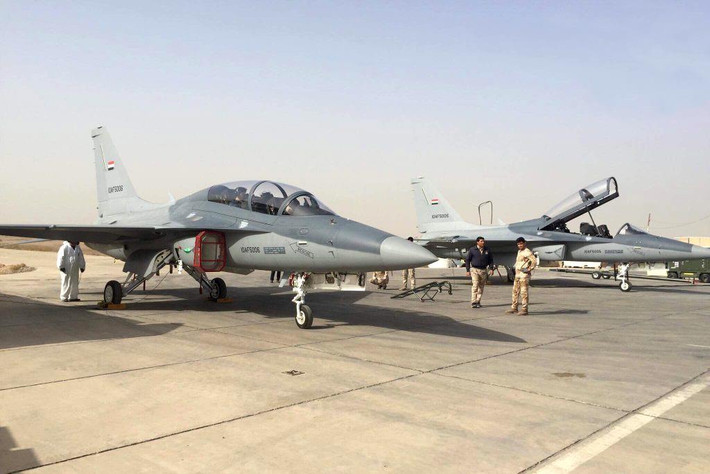 Các phi đội máy bay được mua mới của Iraq hiện nay là hai lớp máy bay chiến đấu bao gồm 34 tiêm kích một động cơ F-16IQ Fighting Falcon hạng nhẹ và 24 máy bay phản lực hạng nhẹ T-50.