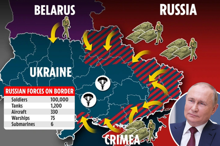 Trong cuộc gặp giới doanh nhân tối 24/2, Tổng thống Putin nói "những gì đang xảy ra ở Ukraine là biện pháp bắt buộc và cần thiết" và Nga không còn lựa chọn nào khác với Ukraine, nhấn mạnh mọi nỗ lực của Moscow nhằm thay đổi tình hình an ninh đều không mang lại kết quả.