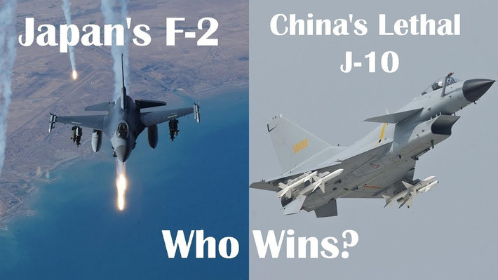 Cả F-2 và J-10 đều là những chiến đấu cơ hạng nhẹ, một động cơ; nếu J-10 được Không quân Trung Quốc đưa vào biên chế năm 2005, thì chiến đấu cơ F-2 của Nhật Bản được đưa vào trang bị từ năm 2000.
