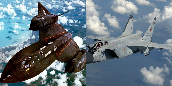 Mặc dù SR-71 Blackbird của Mỹ, từng là đối thủ thách thức tốc độ của các loại chiến đấu cơ Liên Xô đã ngừng hoạt động; các UAV là đối thủ của MiG-31 còn lâu mới xuất hiện trong tương lai. Nhưng Nga cần một loại máy bay, có thể vượt qua giới hạn tốc độ, để giữ an toàn cho không phận của mình. Nguồn ảnh: Flickr.