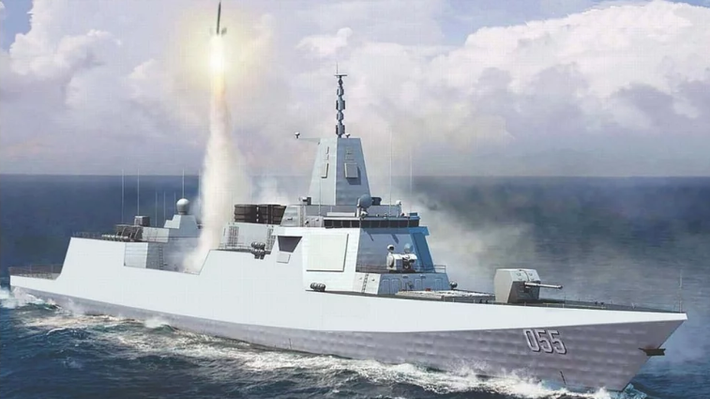 Theo đánh giá của chuyên gia, Type 055 có thể là loại vũ khí nhằm thỏa mãn tham vọng thực hiện sứ mệnh viễn chinh của hải quân Trung Quốc, như tăng cường khả năng tấn công đổ bộ và đặc biệt là tham vọng về lãnh hải của Trung Quốc. Nguồn ảnh: QQ.