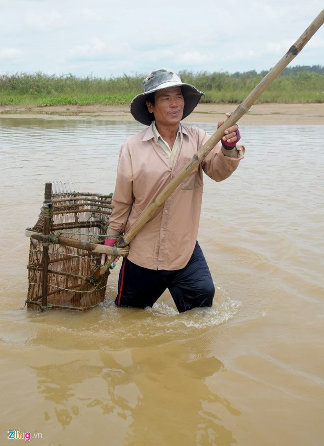 Bà Hai mô tả, hến và don lớn hơn đầu que đũa nhưng hến thì có hình rẽ quạt, còn don giống hình hột xoài. Don có giá hơn hến vì nó nổi tiếng là loài thủy sản sạch nhất dòng sông Trà. Don thuộc họ nhuyễn thể hai mảnh, vỏ nửa đen nửa vàng nhạt, hình quả trám, to bằng đầu đũa. Loại này vỏ thường mỏng hơn các loài ốc, hai mảnh vỏ chụm vào nhau, vỏ phía trên mỏng hơn phần dưới bụng. Sau khi cào, nhủi, người dân đổ don, hến vào rổ sàng lọc bùn, cát, sạn ngay trên sông.