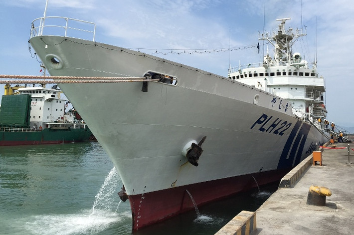 Trưa hôm nay (10/5), tàu cảnh sát biển JCGS Yashima PL22 cùng thủy thủ đoàn 130 người đã cập cảng Tiên Sa, Đà Nẵng.