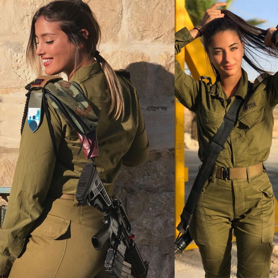 1. Israel: Đứng đầu trong danh sách này là các nữ quân nhân trong Lực lượng phòng vệ Israel (IDF). Những bông hồng thép đến từ Israel đều rất xinh đẹp, hấp dẫn và lộng lẫy. Ảnh: militaryranks.info.
