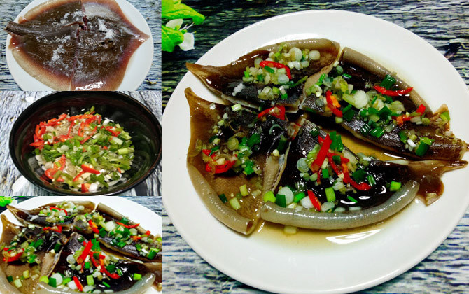 Tuy nhiên, những con cá lồi tầm 1kg - 3kg là ngon nhất vì cỡ này thịt cá ngon, độ béo vừa phải và sụn mềm hơn so với cá lồi trưởng thành. Ảnh: emdep.