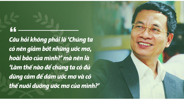 Cuộc sống không tránh khỏi những khó khăn, thử thách. Trong buổi lễ tôn vinh những tập thể, cá nhân xuất sắc năm 2015 của Viettel diễn ra tối 24/3/2015, Tổng giám đốcViettel đã truyền đi thông điệp, khích lệ tinh thần thi đua, dám dấn thân, tự tin và thúc đẩy nội lực của mỗi người. Ảnh: Internet.