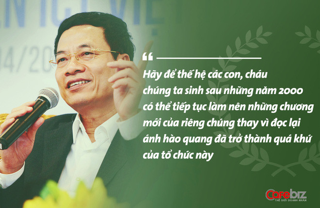 Đây là câu nói về "tinh thần Rowan - luôn sẵn sàng nhận nhiệm vụ, ít đòi hỏi và không nản chí" trong bài phát biểu trước 50.000 cán bộ nhân viên tại Hội nghị tôn vinh Điển hình xuất sắc toàn cầu tổ chức tháng 3/2016. Ảnh: Cafe biz