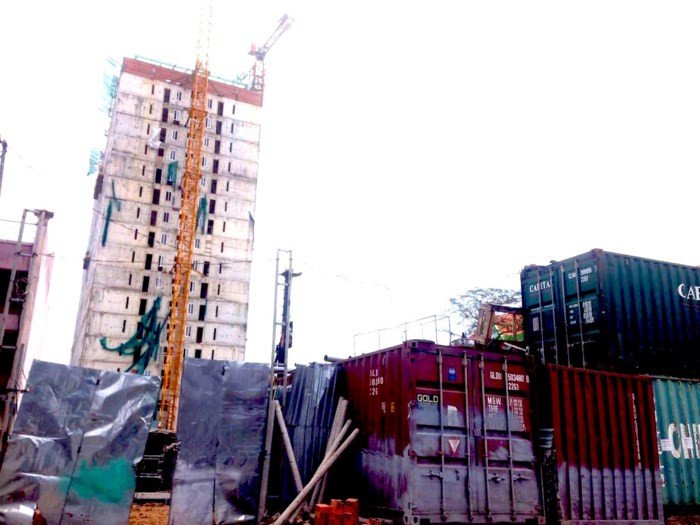 Dự án Tân Bình Apartment (địa chỉ: số 32 Hoàng Bật Đạt, phường 15, quận Tân Bình, TP.HCM) do Công ty TNHH Đầu tư Bất động sản Tân Bình làm chủ đầu tư. Dự án có quy mô rộng 4.400m2. Ảnh: Dân Việt.