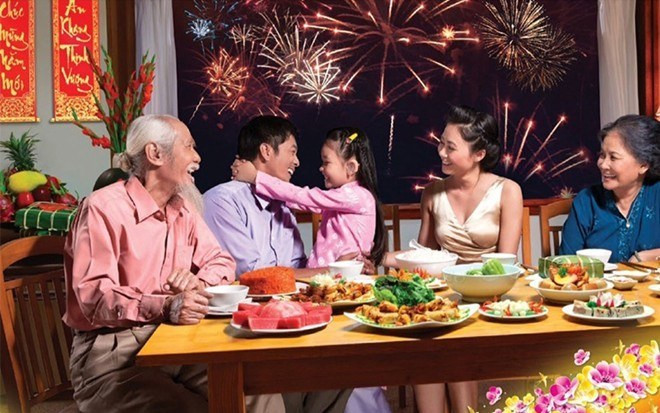 Tết Nguyên Đán là dịp lễ lớn nhất và cũng là kỳ nghỉ kéo dài nhất trong năm của Việt Nam. Ảnh: congly.